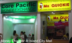Money Changger at the Island City Mall, Bohol, Philippines